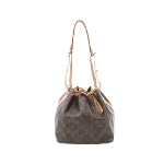 Brown Leather Louis Vuitton Petit Noe