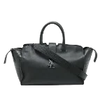 Black Leather Yves Saint Laurent Handbag