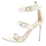 White Leather Gianvito Rossi Sandals