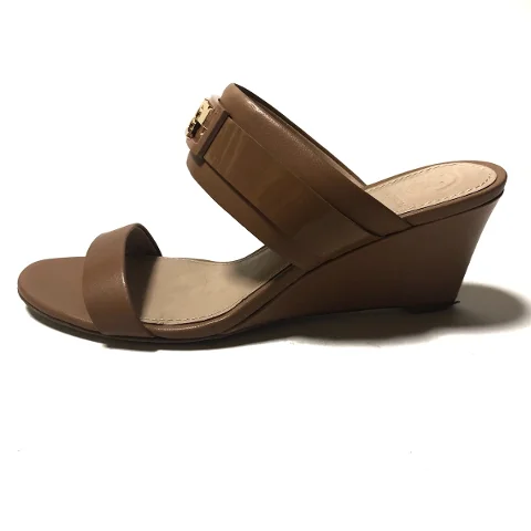 Brown Leather Tory Burch Sandals