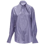 Purple Silk Valentino Shirt