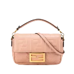 Pink Leather Fendi Baguette