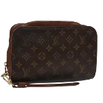 Brown Canvas Louis Vuitton Orsay