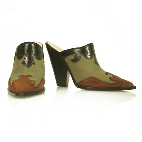 Multicolor Leather Cesare Paciotti Heels