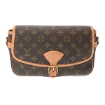 Brown Canvas Louis Vuitton Sologne