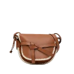 Brown Leather Loewe Crossbody Bag