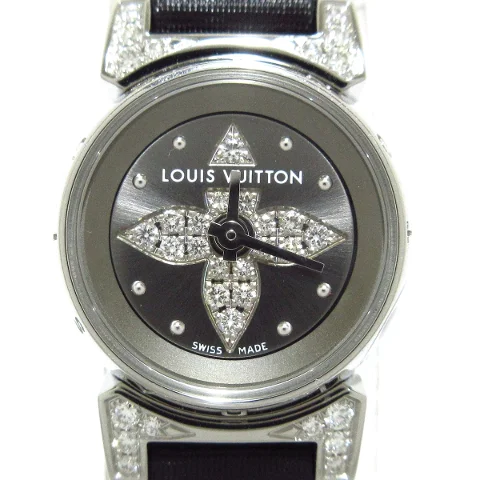 Black Stainless Steel Louis Vuitton Watch
