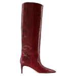 Red Leather Paris Texas Boots