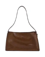 Brown Leather Manu Atelier Shoulder Bag