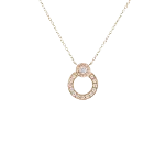 Pink Rose Gold Piaget Necklace