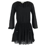 Black Polyester Michael Kors Dress