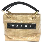 Brown Raffia Marni Tote