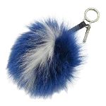 Blue Fur Fendi Charm