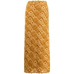 Yellow Wool Comme des Garçons Skirt