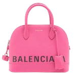 Pink Leather Balenciaga Ville