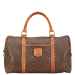 Brown Canvas Celine Travel Bag