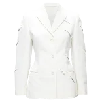 White Cotton Versace Blazer