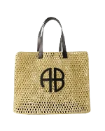 Beige Plastic Anine Bing Handbag