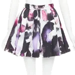 Purple Cotton Alexander McQueen Skirt