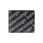 Black Leather Balenciaga Wallet