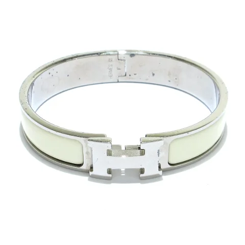 White Metal Hermès Bracelet