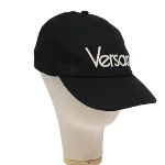 Black Cotton Versace Hat