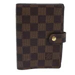 Brown Canvas Louis Vuitton Agenda