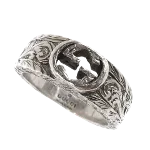 Silver Silver Gucci Ring