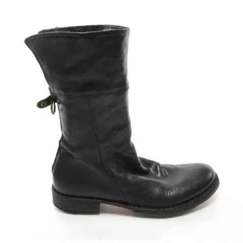 Black Leather Fiorentini+baker Boots