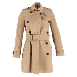 Brown Wool Burberry Coat