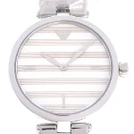 White Stainless Steel Armani Watch