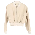 Beige Fabric Maje Jacket