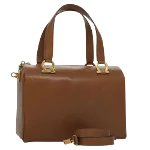 Brown Leather Salvatore Ferragamo Handbag