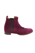 Purple Leather Hermès Boots