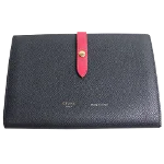 Black Leather Celine Wallet