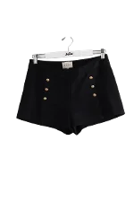 Black Wool Sézane Shorts