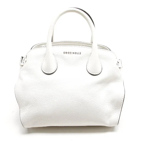 White Leather Coccinelle Handbag