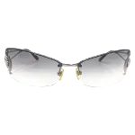 Silver Metal Versace Sunglasses