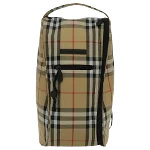 Beige Canvas Burberry Backpack