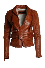 Brown Leather Lee Jacket