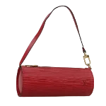 Red Leather Louis Vuitton Soufflot