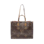 Brown Canvas Louis Vuitton Onthego