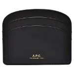 Black Leather A.P.C. Wallet