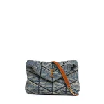 Navy Canvas Yves Saint Laurent Crossbody Bag