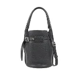 Black Leather Celine Big Bag Bucket