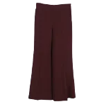 Burgundy Wool Fendi Pants