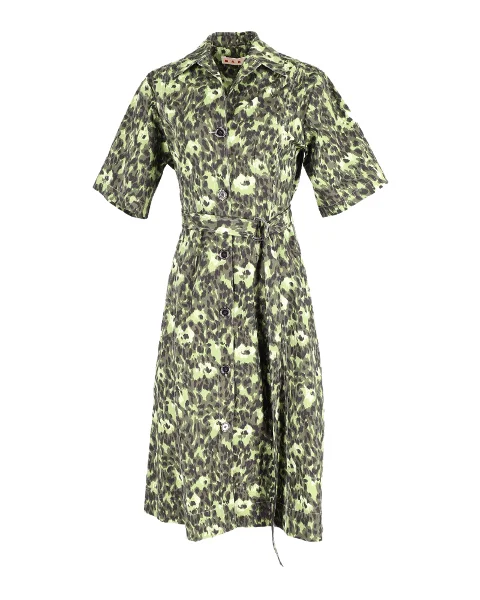Green Cotton Marni Dress