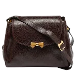 Brown Leather Nina Ricci Shoulder Bag