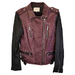 Burgundy Leather IRO Jacket