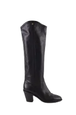 Black Leather Claudie Pierlot Boots